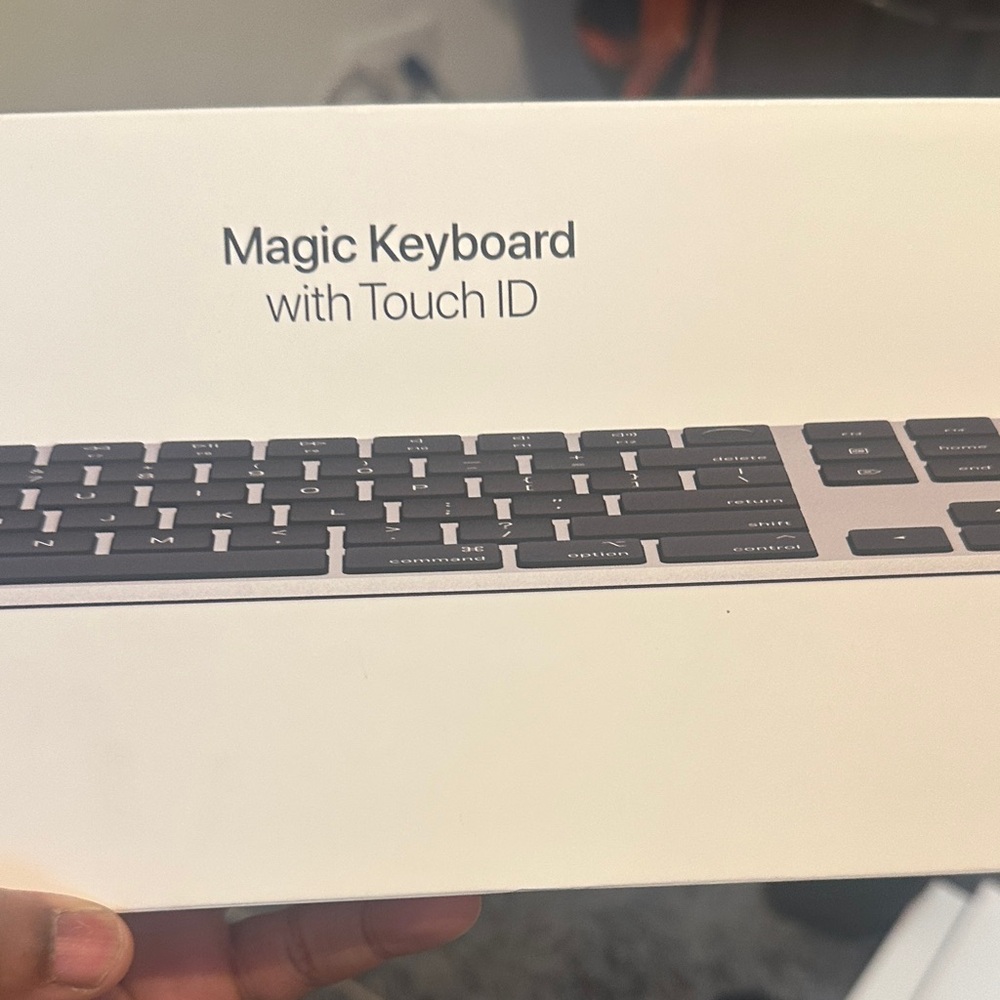 Apple Magic Keyboard with Touch ID - Black and Silver